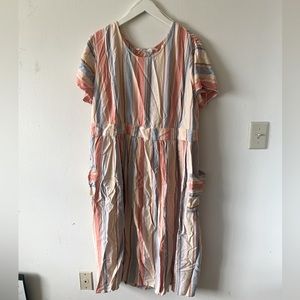 a.n.a a new approach Multi Stripe dress